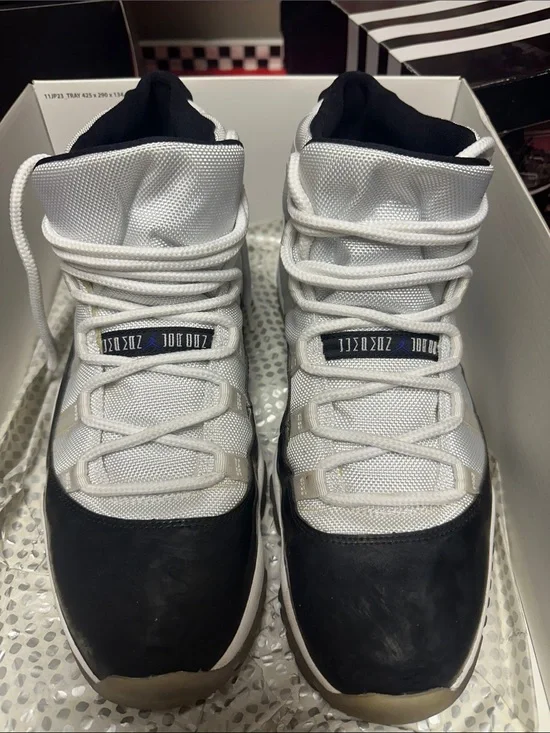 Jordan Air Jordan 11 Retro White/Black-Dark Concord Box Label