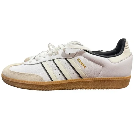 Adidas Samba OG Cloud White Core Black Gum Sole Shoes ID1480 Mens Size 13