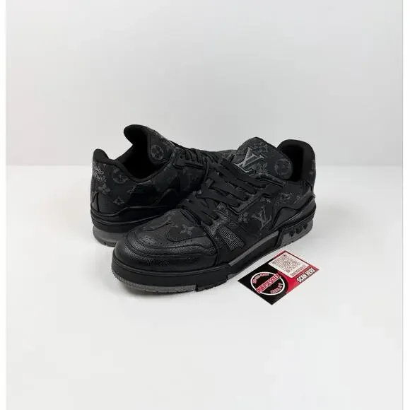 Size 7LV/8US - Louis Vuitton x Nigo Denim Trainer