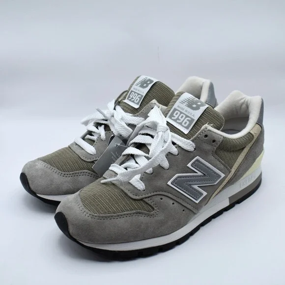 New Balance 996 Made‎ in USA MIUSA Suede Sneakers Size M 7.5 / W 9 Grey U996GR