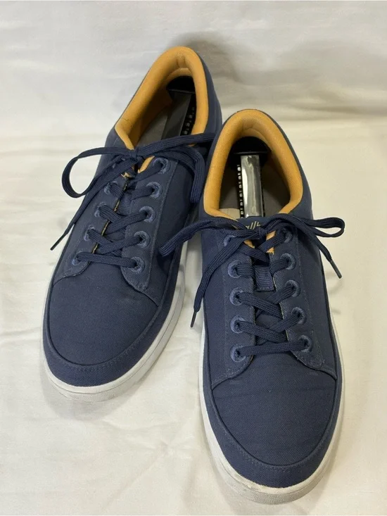 ALLBIRDS Men’s Canvas Pacers Dark Blue Lace Up Sneakers Walking Shoes SZ 11