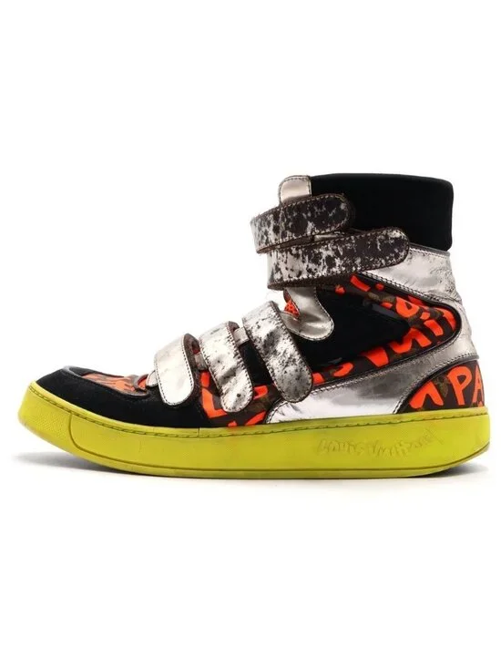 Louis Vuitton Steven Sprouse Monogram Graffiti Velcro Sneakers Multi