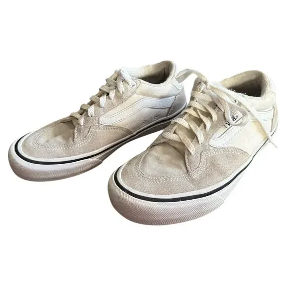 Vans Off The Wall Pro Skateboard White Suede Duracap Sneakers Size 6.5