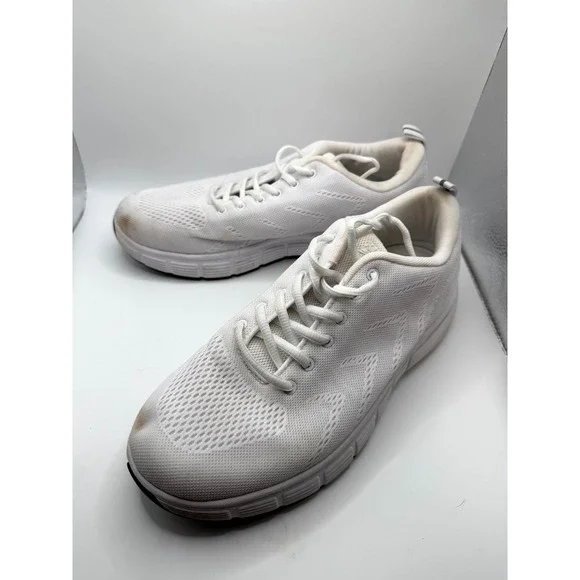 Kirkland Signature Comfort Walker 7778910‎ Mens 9.5 Sneaker White Walking Shoes