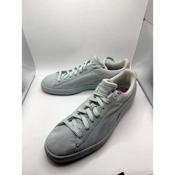 Puma Suede 386856-02 Mens 11 Sneaker Nitro Blue‎ Low Top Round Toe Lace Up Shoes