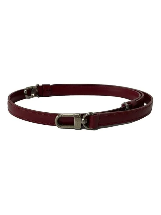 Louis Vuitton Shoulder Strap Epi Adjustable Width Epi) Ruby Leather Handbag