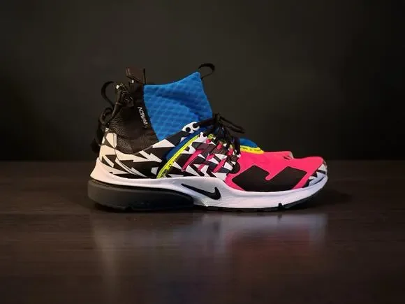 Nike Acronym x Air Presto Mid Racer Pink Photo Blue Mid Top