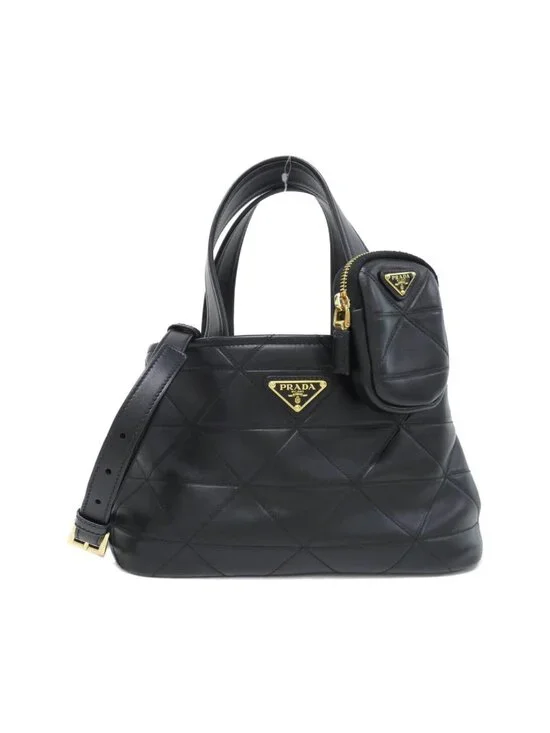 Prada Bag Handbag Gold
