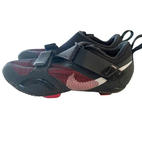 Nike Men's SuperRep Cycle Black Hyper Crimson Cycling Shoes C10775-8 Size 8