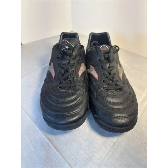 Joma Shoes Mens Size 9 Black Red Dribling Logo Indoor Soccer Sneakers