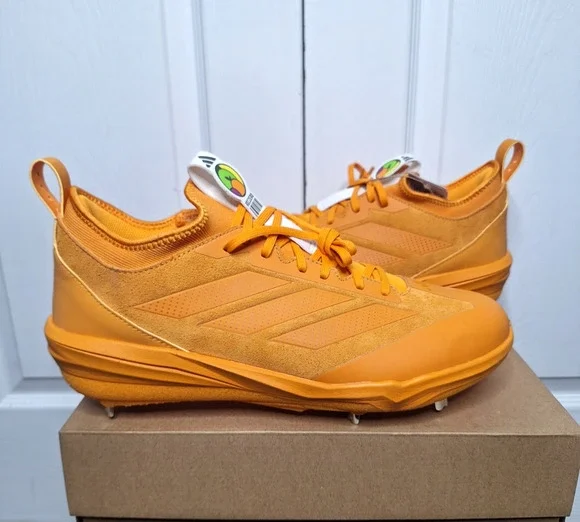 Adidas Adizero Impact Metal 2.0 BSB Somos Orange Baseball Cleats Sz 12.5 JS2979