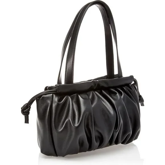 NWT The Drop womens Shanae Scrunch Bag With Drawstring Closure