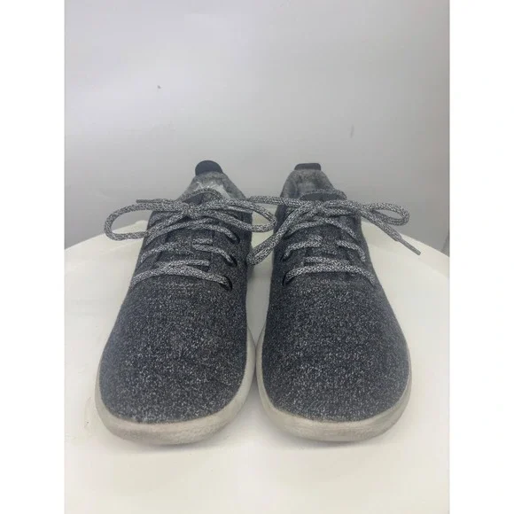 Allbirds Men Wool Runners Charcoal Grey Marl Lace Up‎ Sneakers Low Top Shoes 10