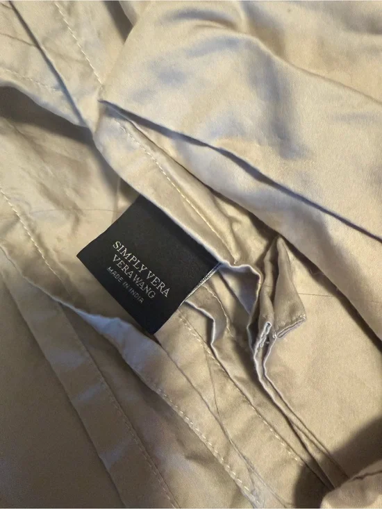 NWOT Simply Vera Vera Wang Pima Cotton 600 Thread Count King Size Sheet