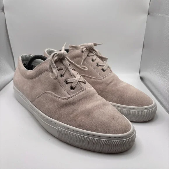 Suitsupply Light Brown Italian Calf Suede Sneakers Men's‎ Size US 12 / EU 45