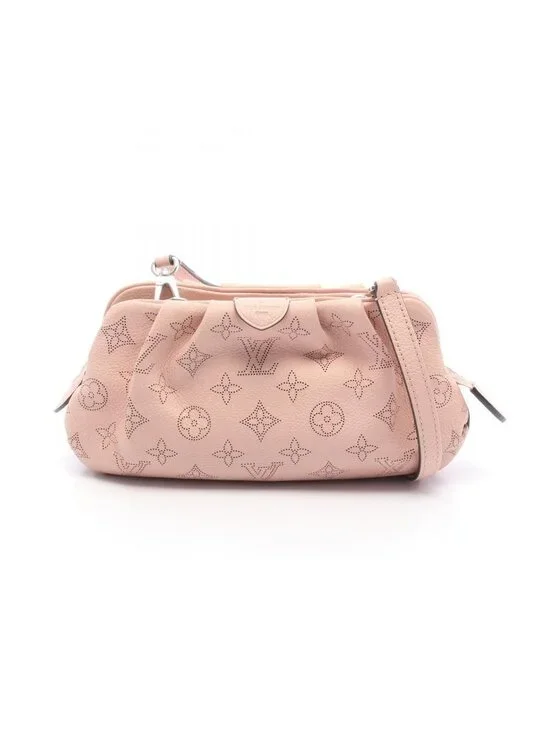 Louis Vuitton Shoulder Bag Mahina Scala Mini Magnolia Leather