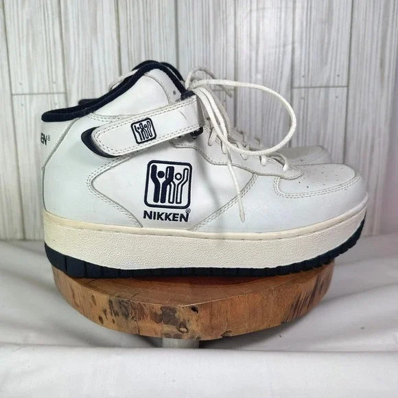 Nikken Weighted Shoes BCC Cardio Strides‎ Mens 10 White Leather
