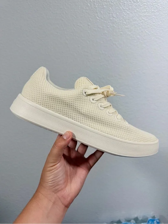 All birds Casual Knit Low-Top Sneaker in Cream