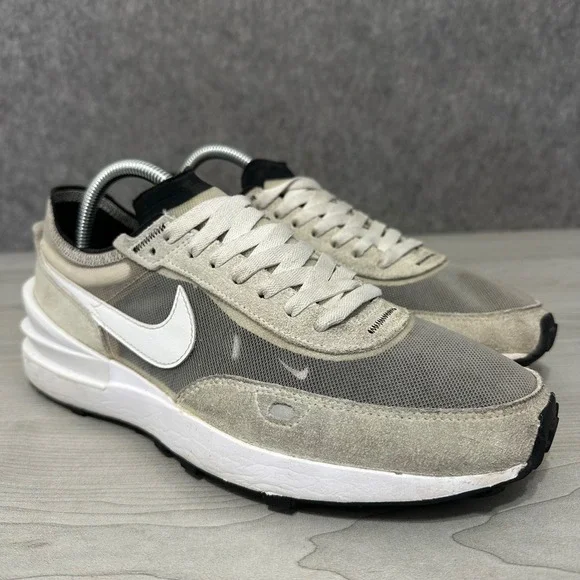 Nike Waffle One Mens Size 8 Summit White Grey DA7995-100 Sneakers Running‎ Shoes