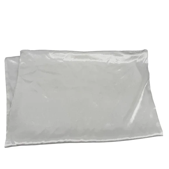 Kitsch Satin Pillowcase Standard Queen Ivory Excellent Zippered Hair Care White