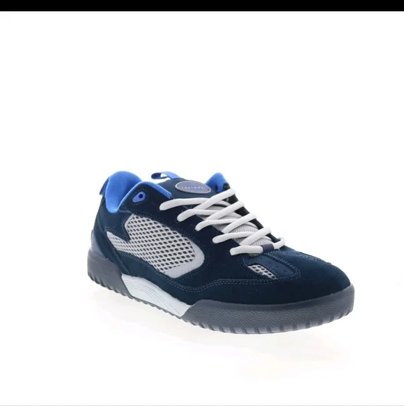 ES Quattro  Mens Blue Synthetic Skate Inspired Sneakers Shoes Size 10