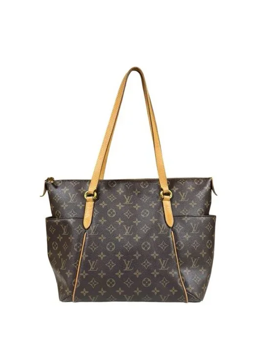 Louis Vuitton Totally MM Monogram Shoulder Bag Canvas Brown