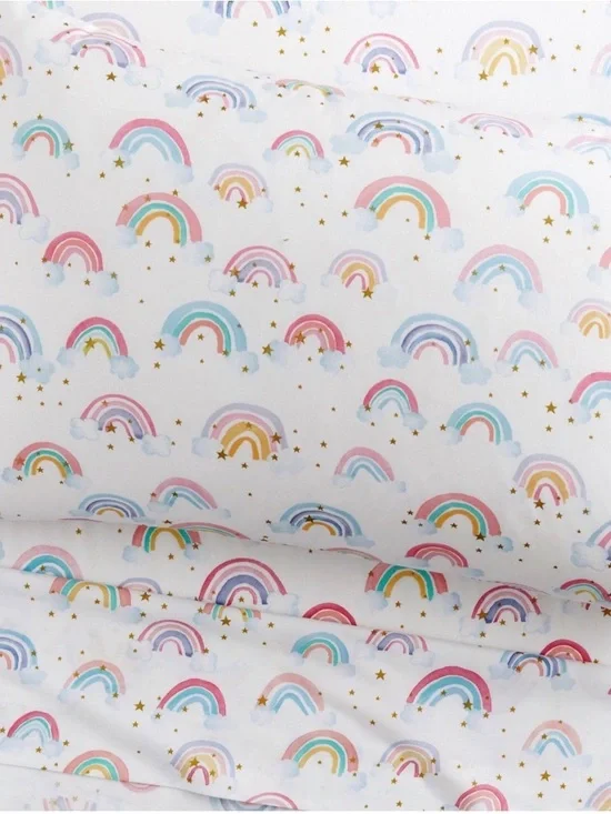 Pottery Barn Kids Rainbow Sheet Set - Full Size