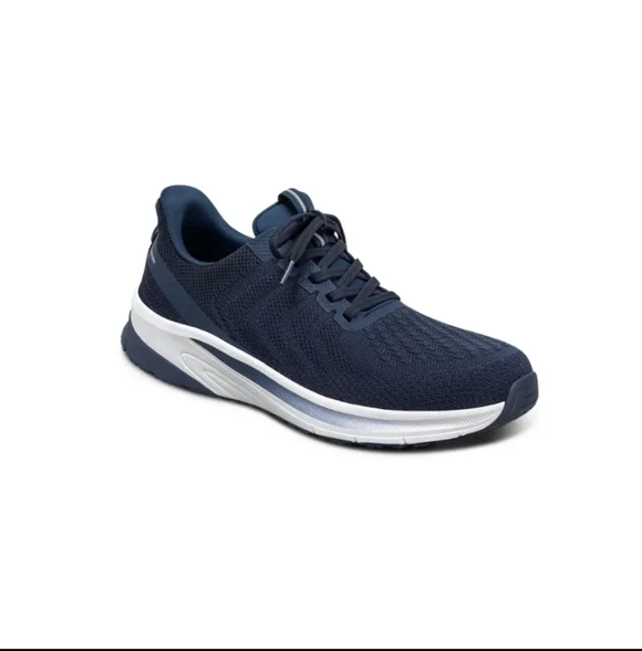 Orthofeet Men’s Tilos Hands‑Free Athletic Sneaker – Navy 20022M
