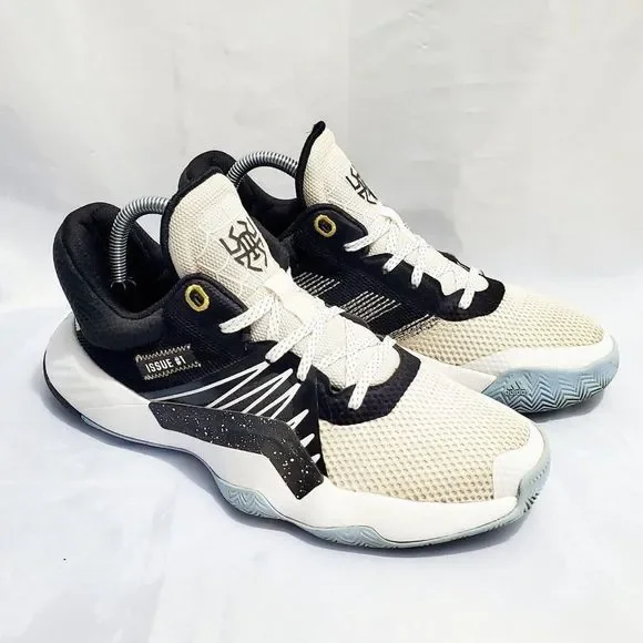 Adidas D.O.N Issue #1 Spiderman Edition Sneakers White/Black EH2434 Men's Size 6