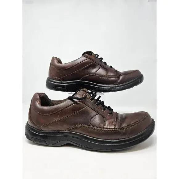 Dunham‎ Shoes Mens 11 Windsor Waterproof Hiking Sneakers Brown Leather