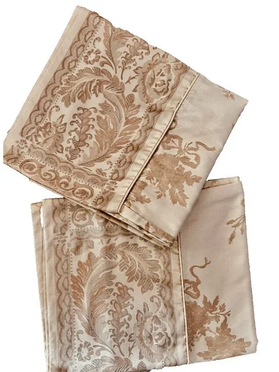 ROYAL SATEEN Pillowcases Standard Pair 100% Egyptian Cotton Crown Crafts LUXURY