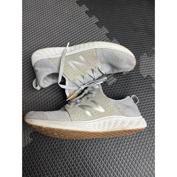 New Balance Fresh Foam Cruz V2 Grey Knit Men's Running Shoes Size 8 US