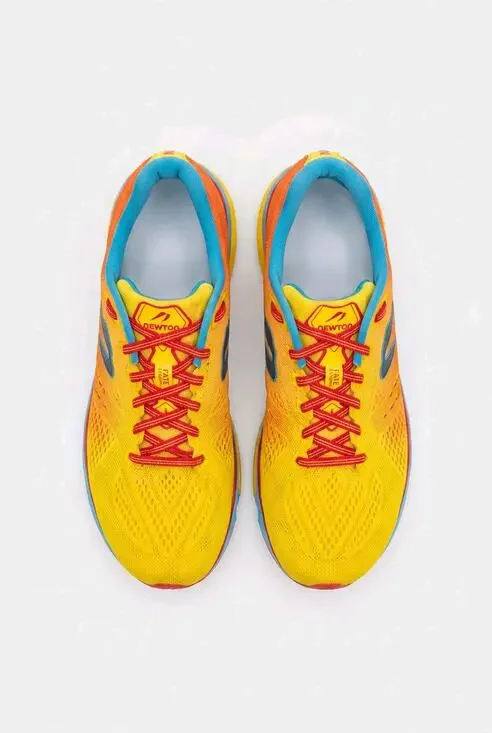 Newton Fate 8 Men's Size 11 Running Shoes Sunset Orange Blue M011522 Low Drop