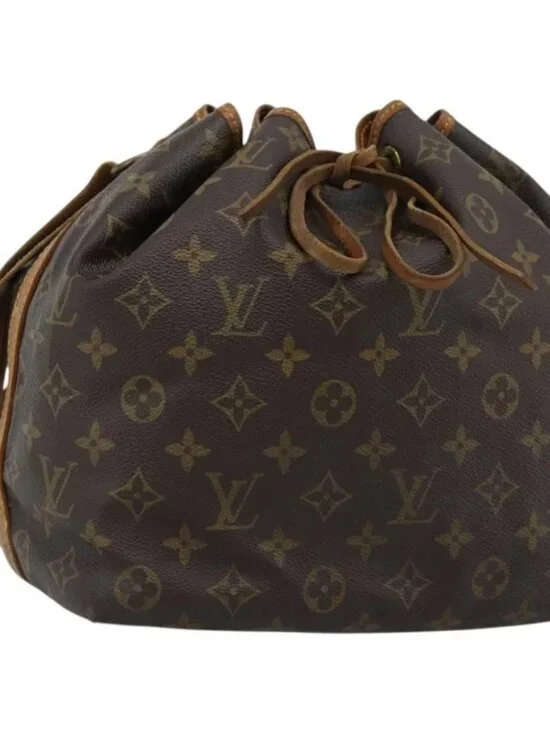 LOUIS VUITTON Monogram Petit Noe Shoulder Bag M42226 LV Auth BA13573