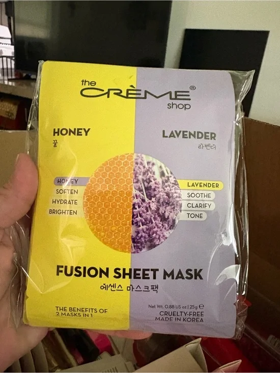 The Creme shop 4 Honey & Lavender Fusion Sheet Mask - Honey/Lavender