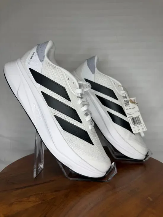 Adidas Duramo SL2 Running Shoes Men’s 9 White Black Lightmotion NWT