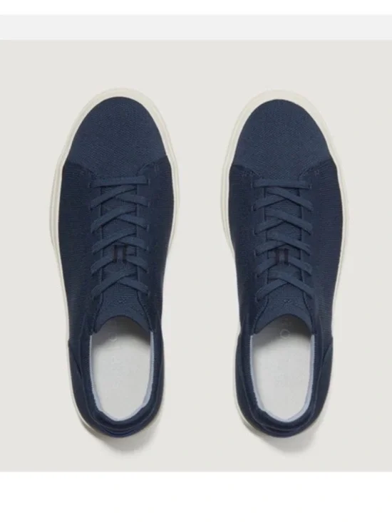 Rothy’s Men’s RS01 Sneaker Navy Blue Size 11.5 NIB Sustainable Knit Lace Up