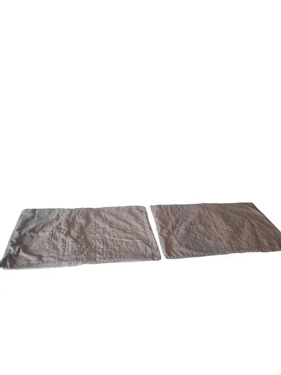 Hearth & Hand King Pillowcases Set of 2 White Pleated Cottagecore Farmhouse Soft