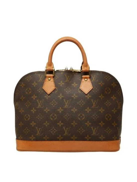 Louis Vuitton Monogram Alma Handbag Brown