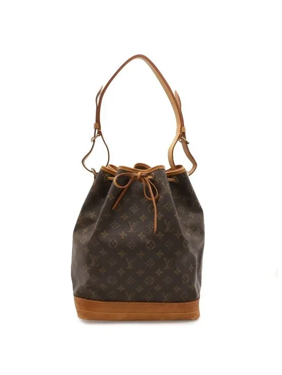 Louis Vuitton Monogram Noe Shoulder Bag Semi Drawstring