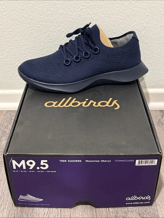 allbirds Tree Dasher Sneakers - Moonrise Navy