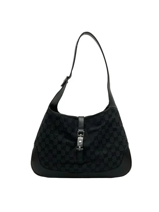 Gucci Shoulder Bag Jackie Black Leather