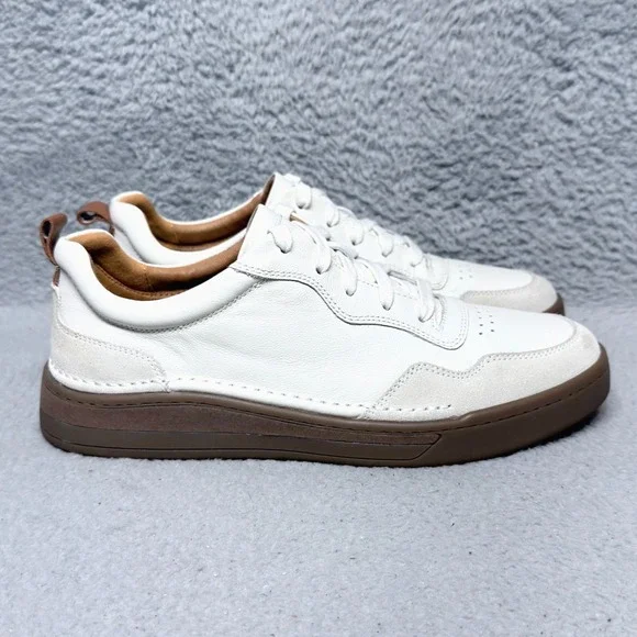 Josef Seibel Cleve 01 Mens Size 43 US 9.5 Low Top Sneaker Shoes White Leather