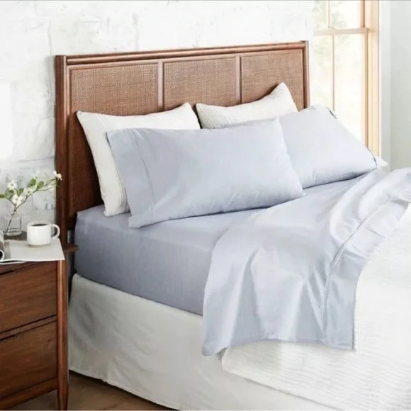 Hearth & Hand Magnolia Melange Sheet Set (Queen) - Blue NEW IN PACKAGE