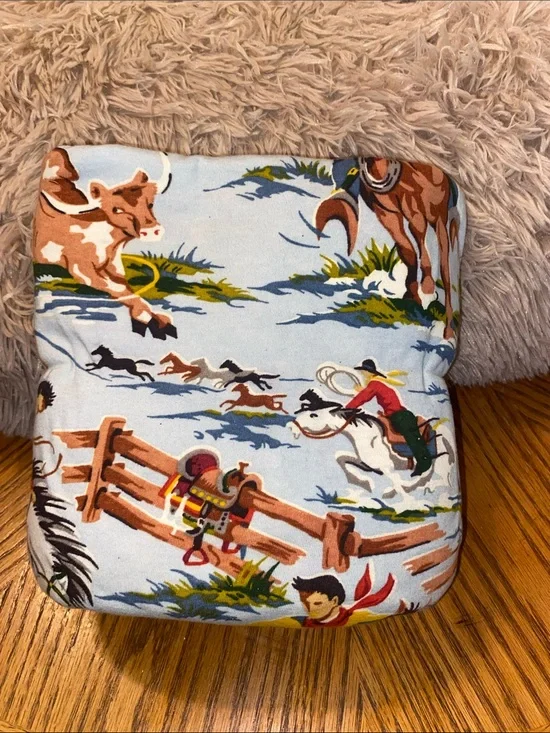 Nick & Nora - Vintage 90’ Full “FLAT” sheet Only Western themed