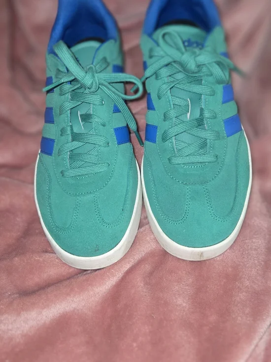 Men Adidas  Teal & Blue Sneakers
