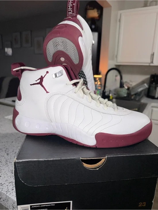 Nike Air Jordan Jumpman Pro Cherrywood White Red Mens 9 Dn3686-103