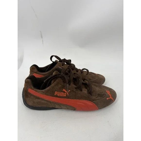 PUMA Speedcat OG Mens Size 7.5 Orange & Brown Sneakers / Shoes