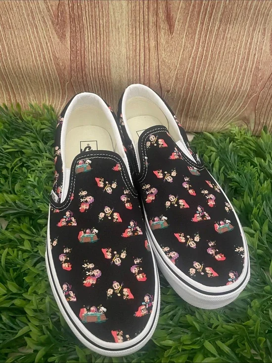 Vans Classic Slip-On KPop Demon Hunters Black Multi-Color US 9M 10.5W