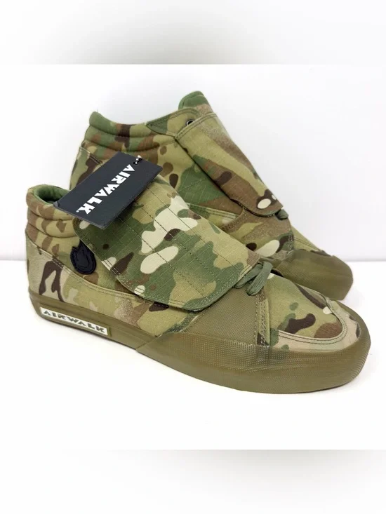 Airwalk Men’s Vic Firebird Multicam Retro Skate Shoe Sz 10.5 Limited Ed NWOB NEW